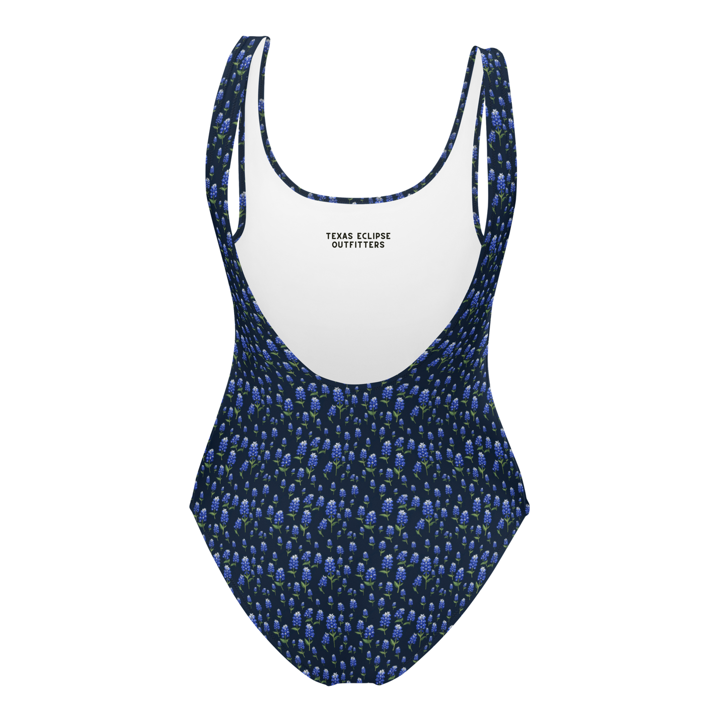 Wildflower Blues: Lone Star Bluebonnet One-Piece Swimsuit
