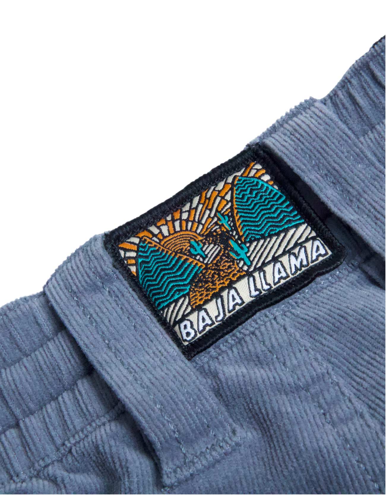 ARROYO 7" INSEAM STRETCH CORDUROY WALKSHORTS - STEEL BLUE