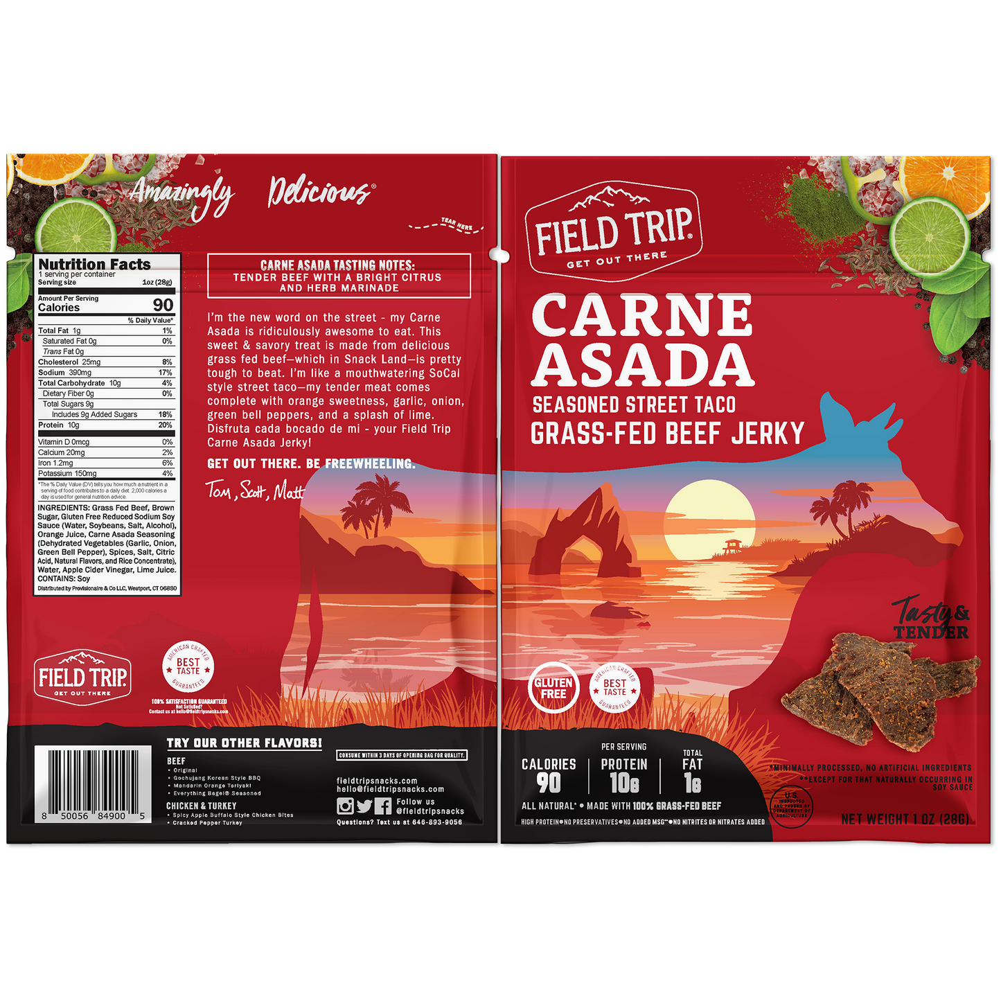 Carne Asada Beef Jerky (1oz)