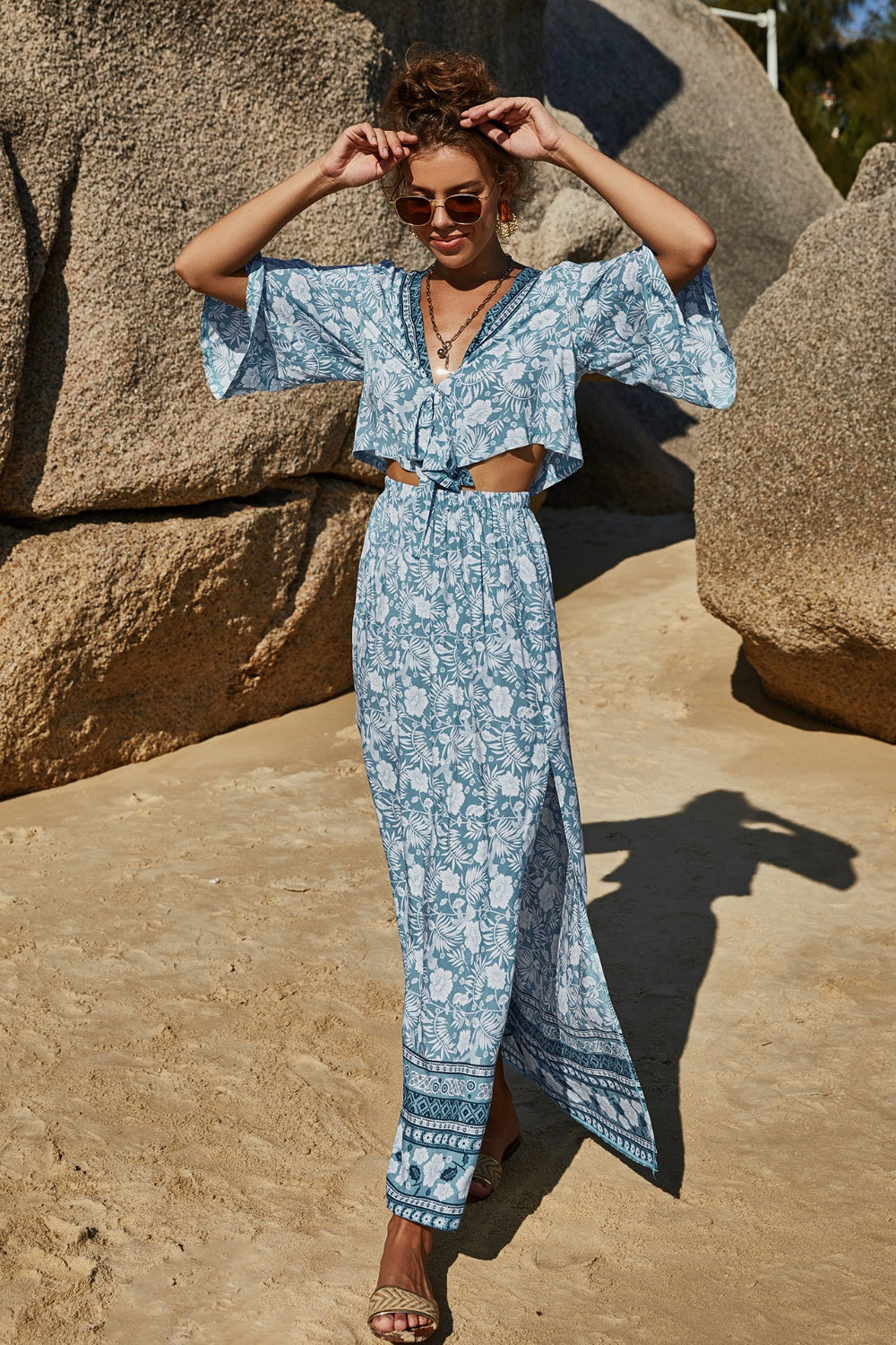 Talyah Top & Skirt set