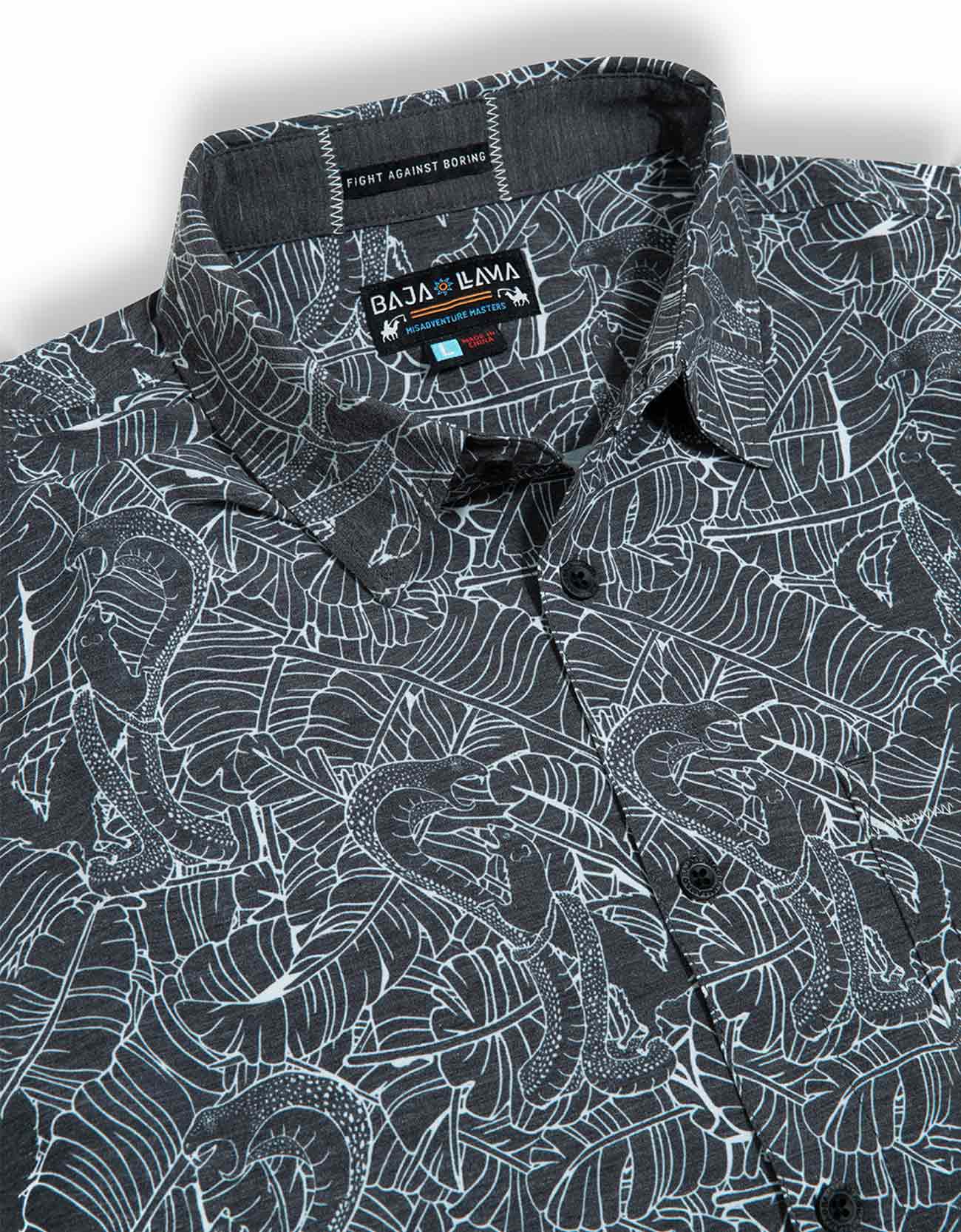 FAIR FIGHT BLACK - VAGABOND™ BUTTON UP