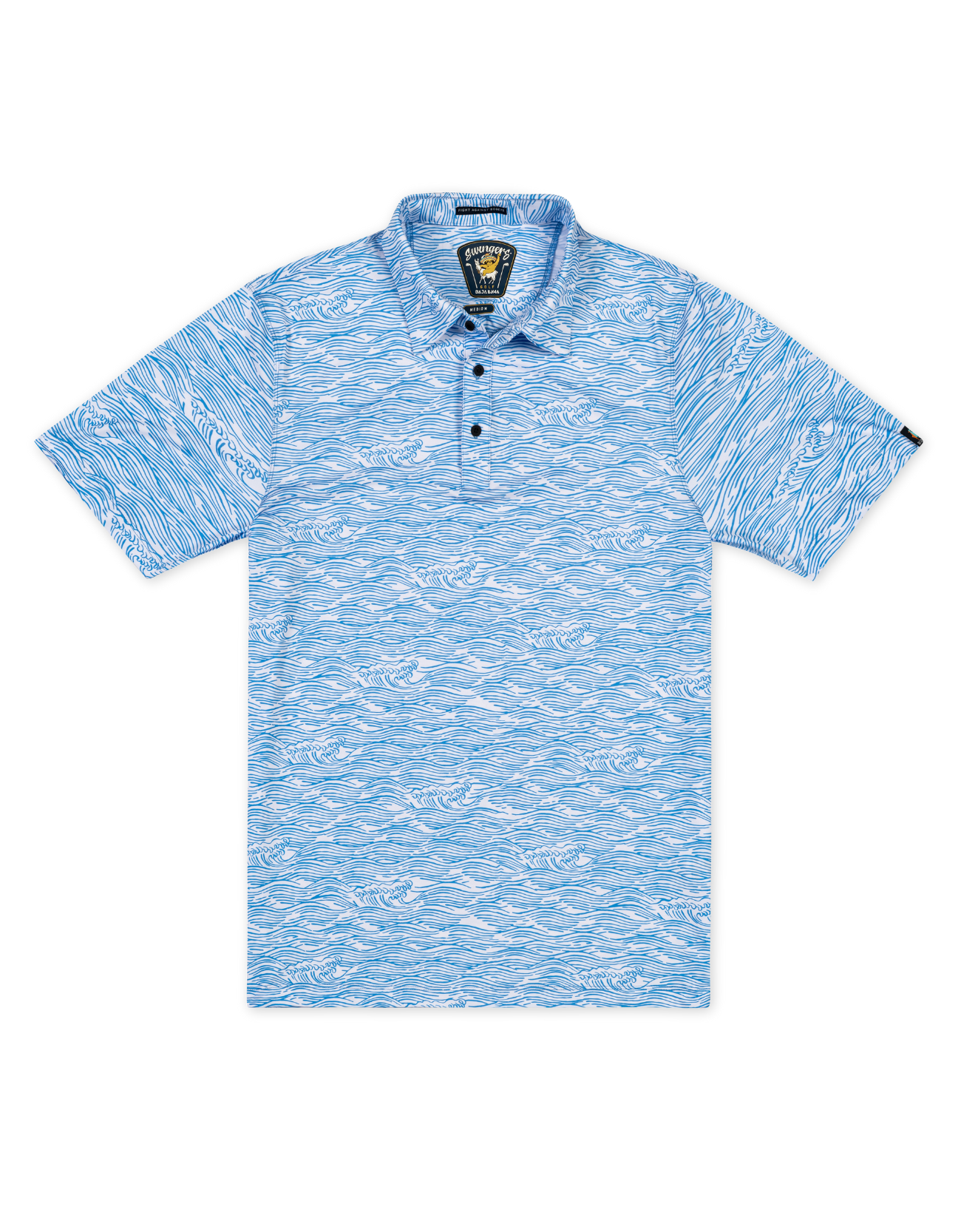ROLL TIDES - BLUE SWINGERS PERFORMANCE POLO