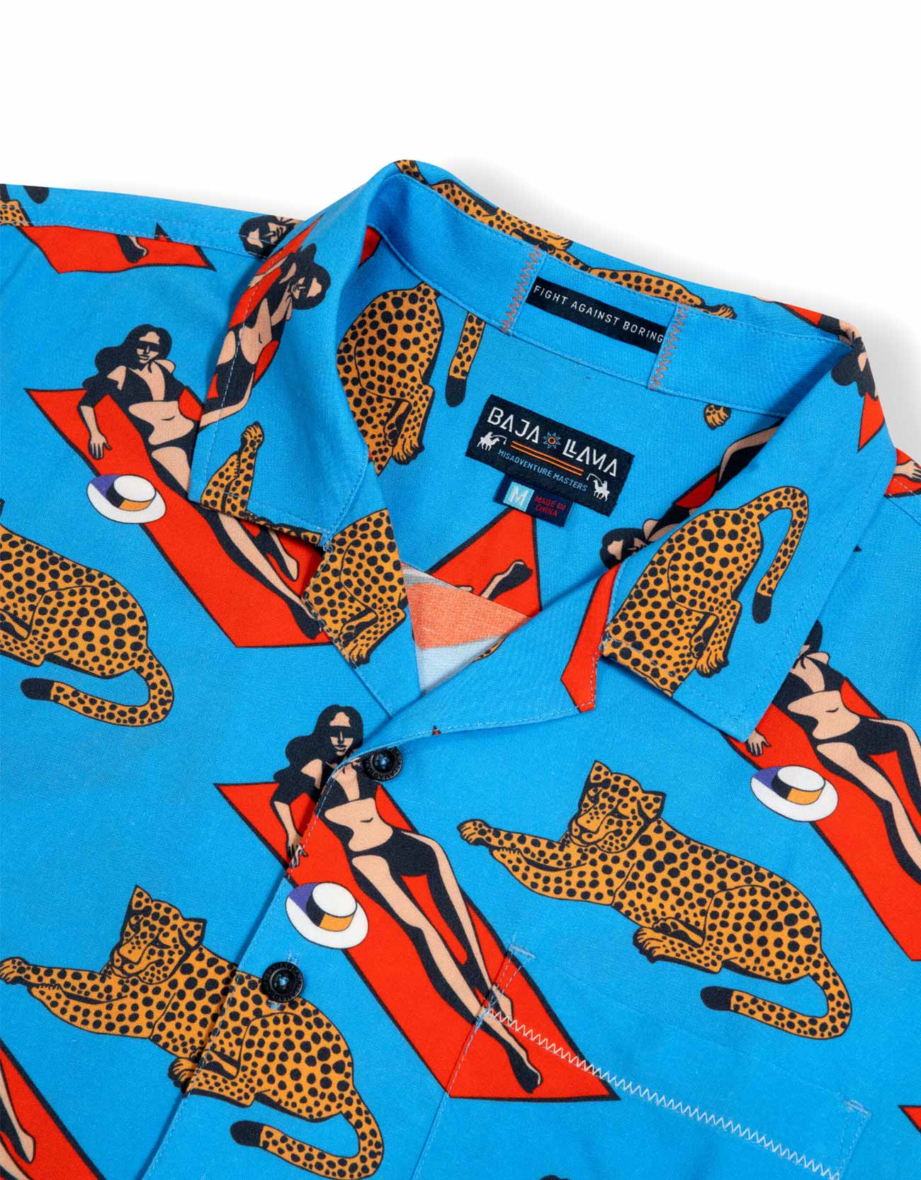 PURRFECT WOMAN - BLUE NIGHTHAWK™ BUTTON UP