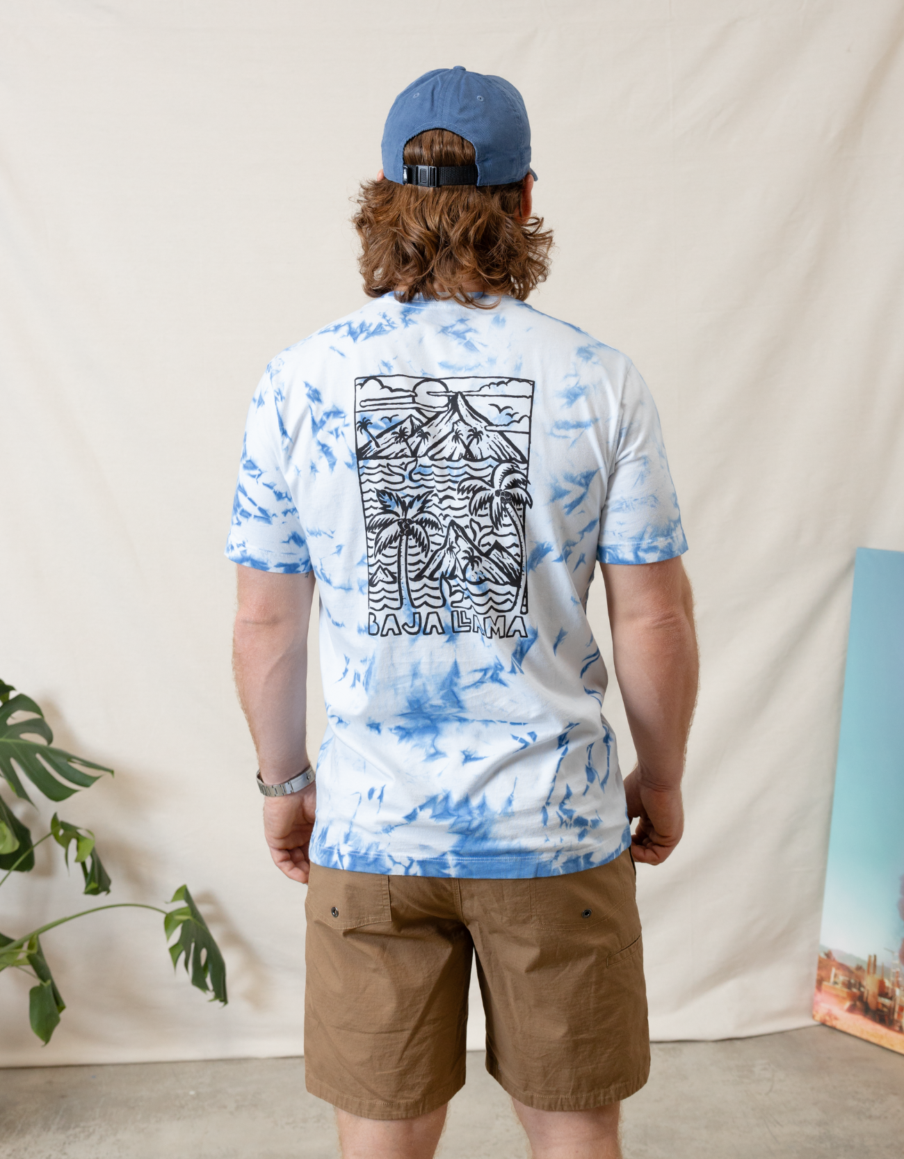 WAVY DAYZ - BLUE TIE DYE PRIMO GRAPHIC TEE