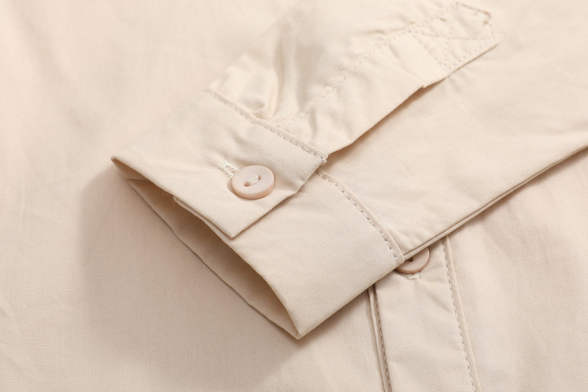 Cream Pumpkin Dress Shirt