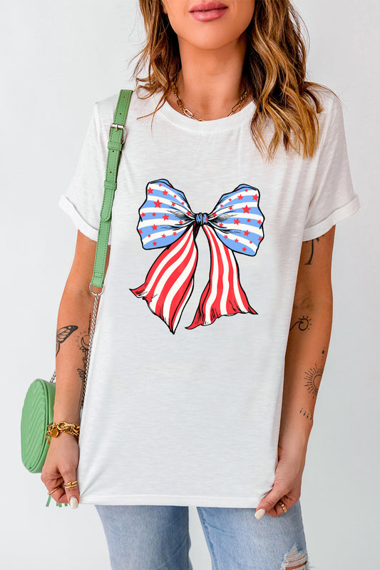 Bow Graphic Short Sleeve T-Shirt