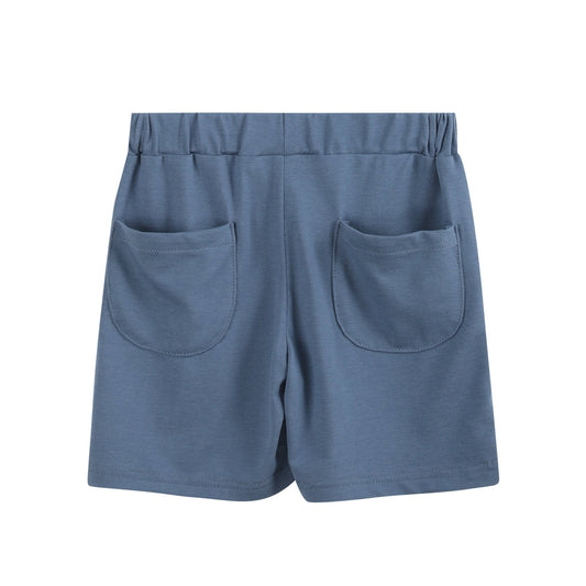 Dark Blue Boys Pocket Short
