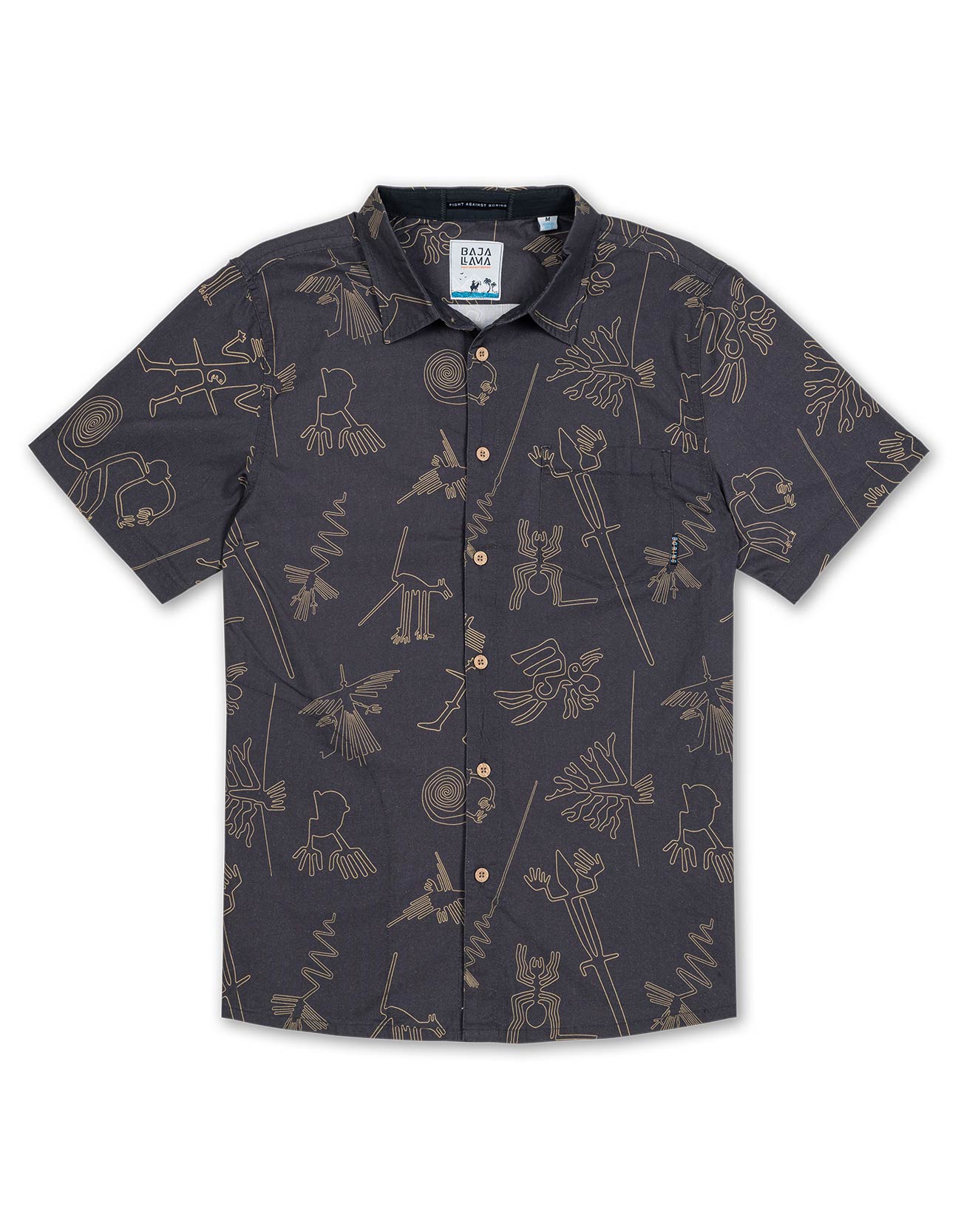 NAZCA LINES DARK CHOCOLATE - 7-SEAS™ BUTTON UP