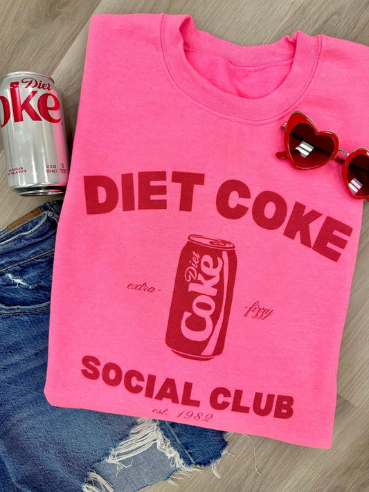 'Diet Coke Social Club' Crewneck Sweatshirt