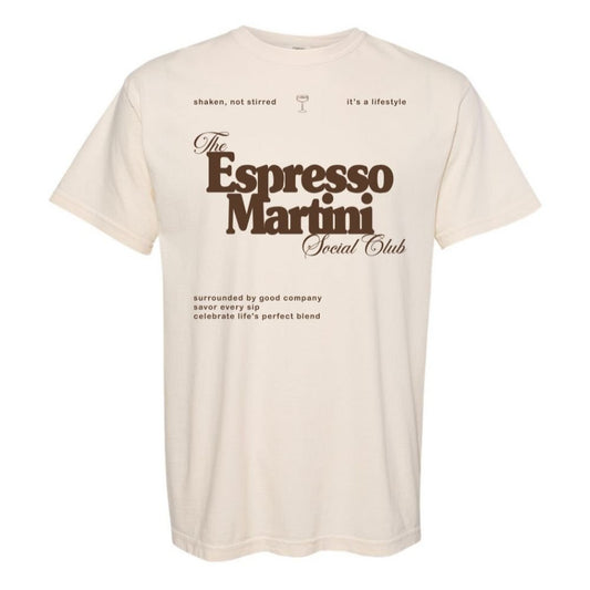'Espresso Martini Social Club' T-Shirt