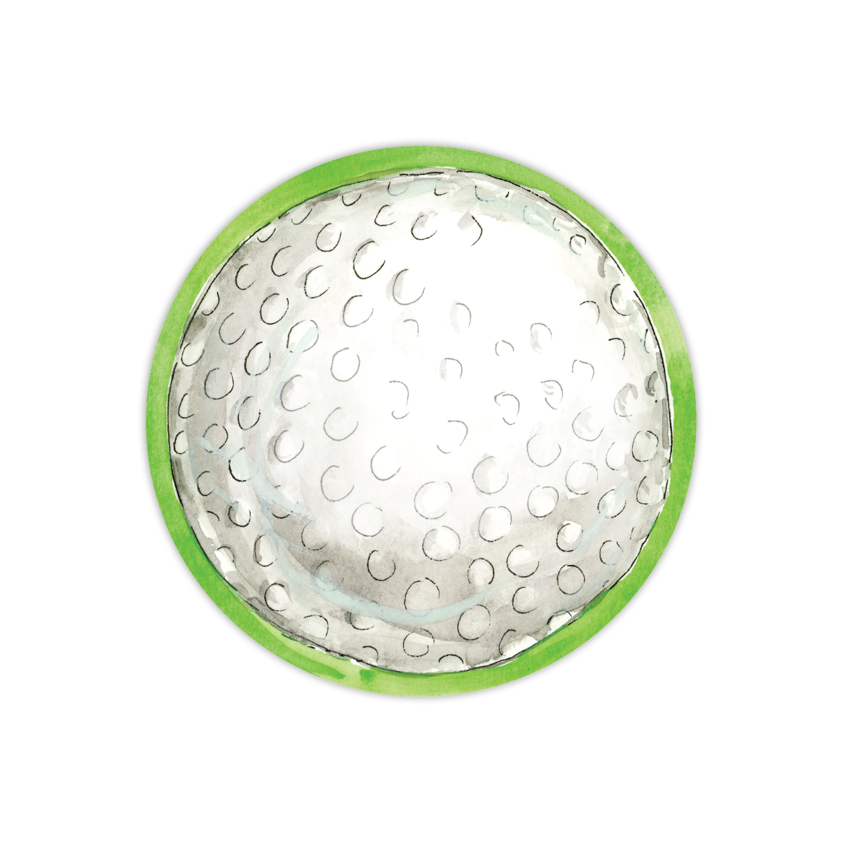 Golf Ball Place Setting Decoration