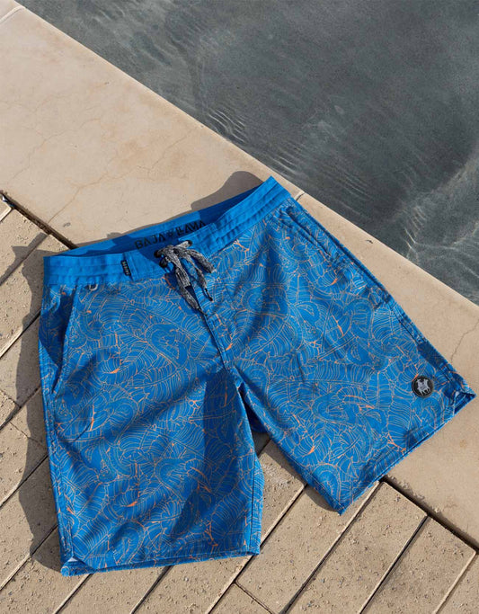 FAIR FIGHT BLUE - SHIPWRECKS 18" BOARDSHORTS