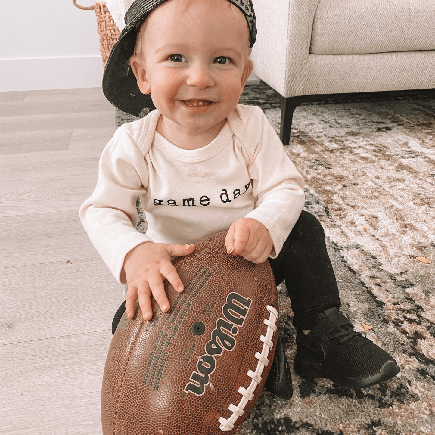 Game Day Organic Bodysuit Long Sleeve