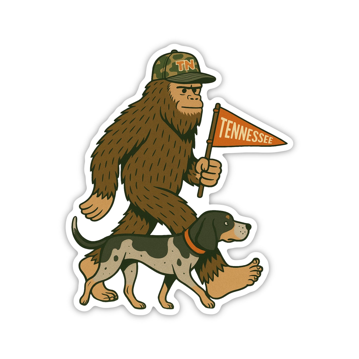 Bigfoot Game Day Sticker