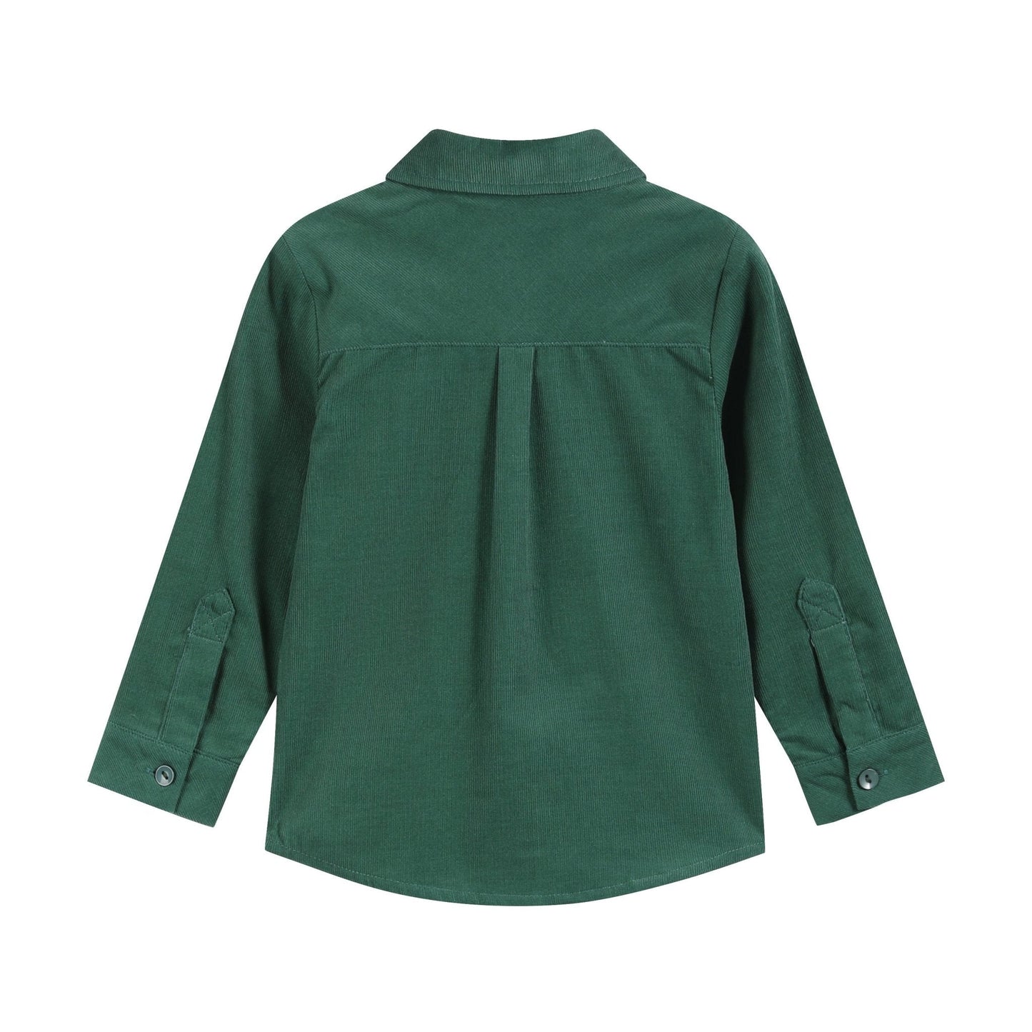 Green Corduroy Santa Dress Shirt
