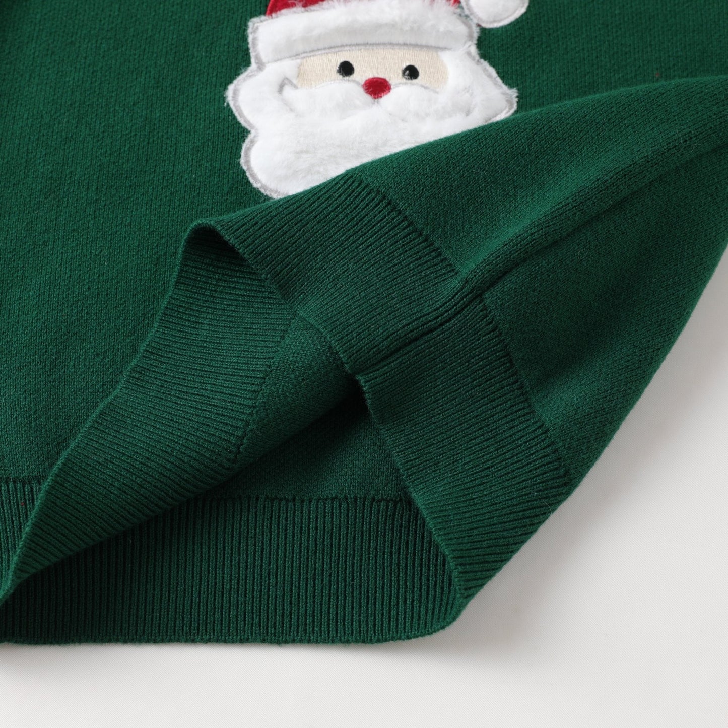 Green Santa Christmas Sweater