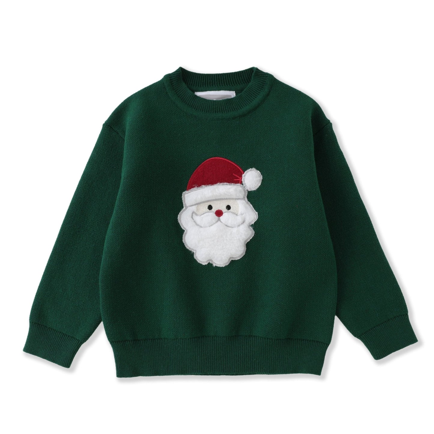 Green Santa Christmas Sweater