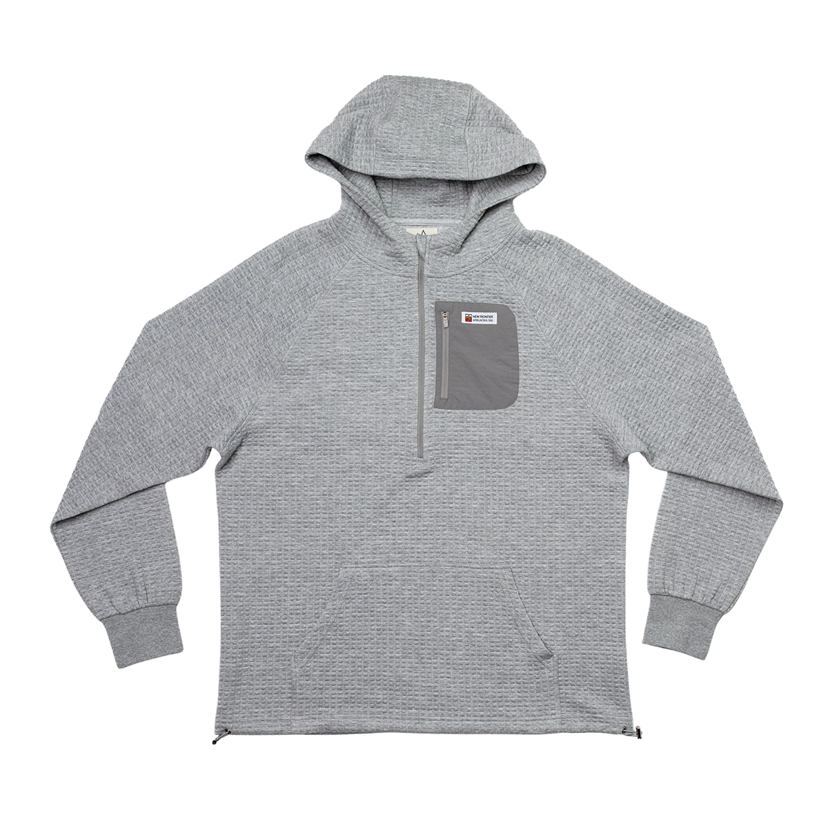 Men's Waffle Tech Hoodie (Ash)