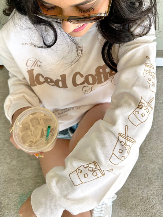 ‘Iced Coffee Social Club' Crewneck Sweatshirt