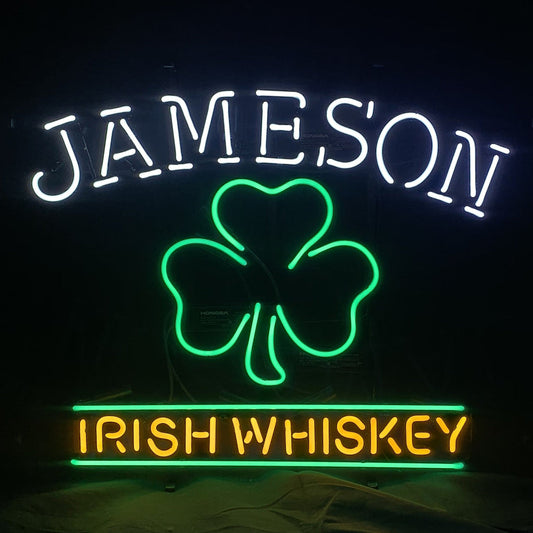 Jameson Irish Whiskey Clover Neon Signs Light