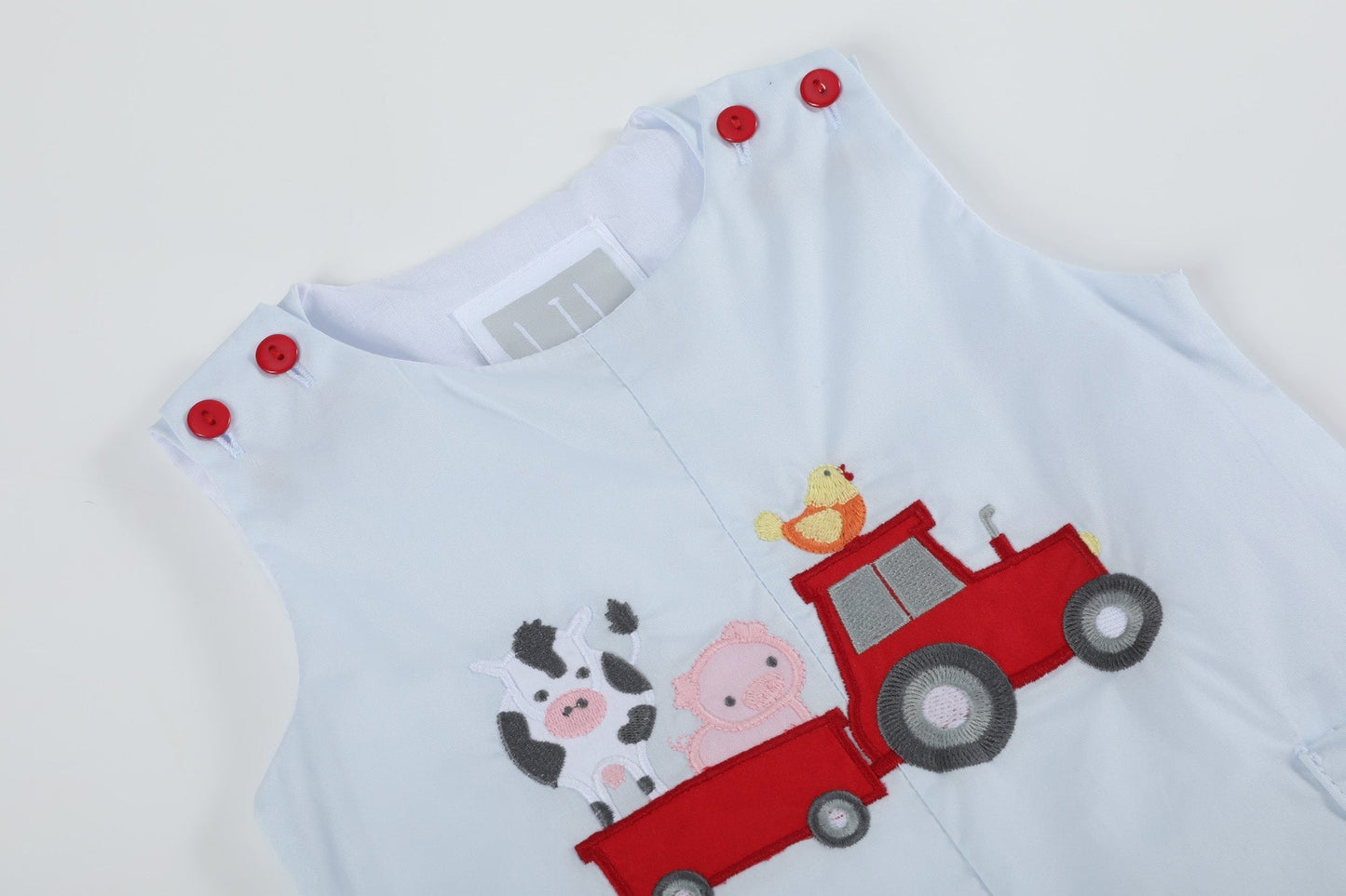Light Blue Barnyard Pocket Shortalls