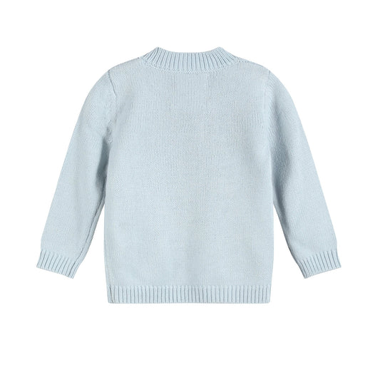Light Blue Pumpkin Girls Cardigan