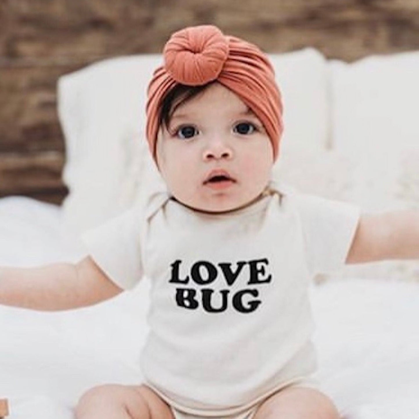 Love Bug Organic Baby Bodysuit
