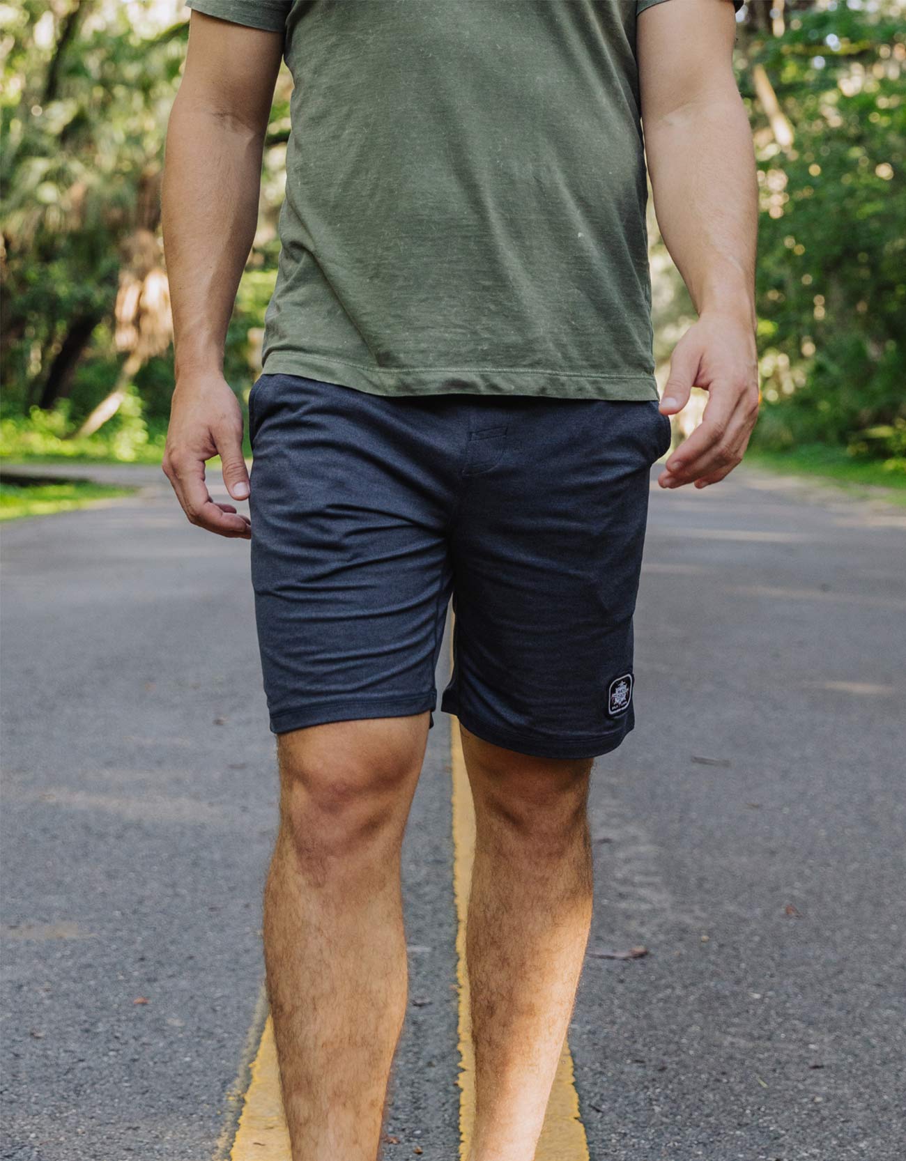 MACH ZERO LOUNGE SHORTS - NAVY