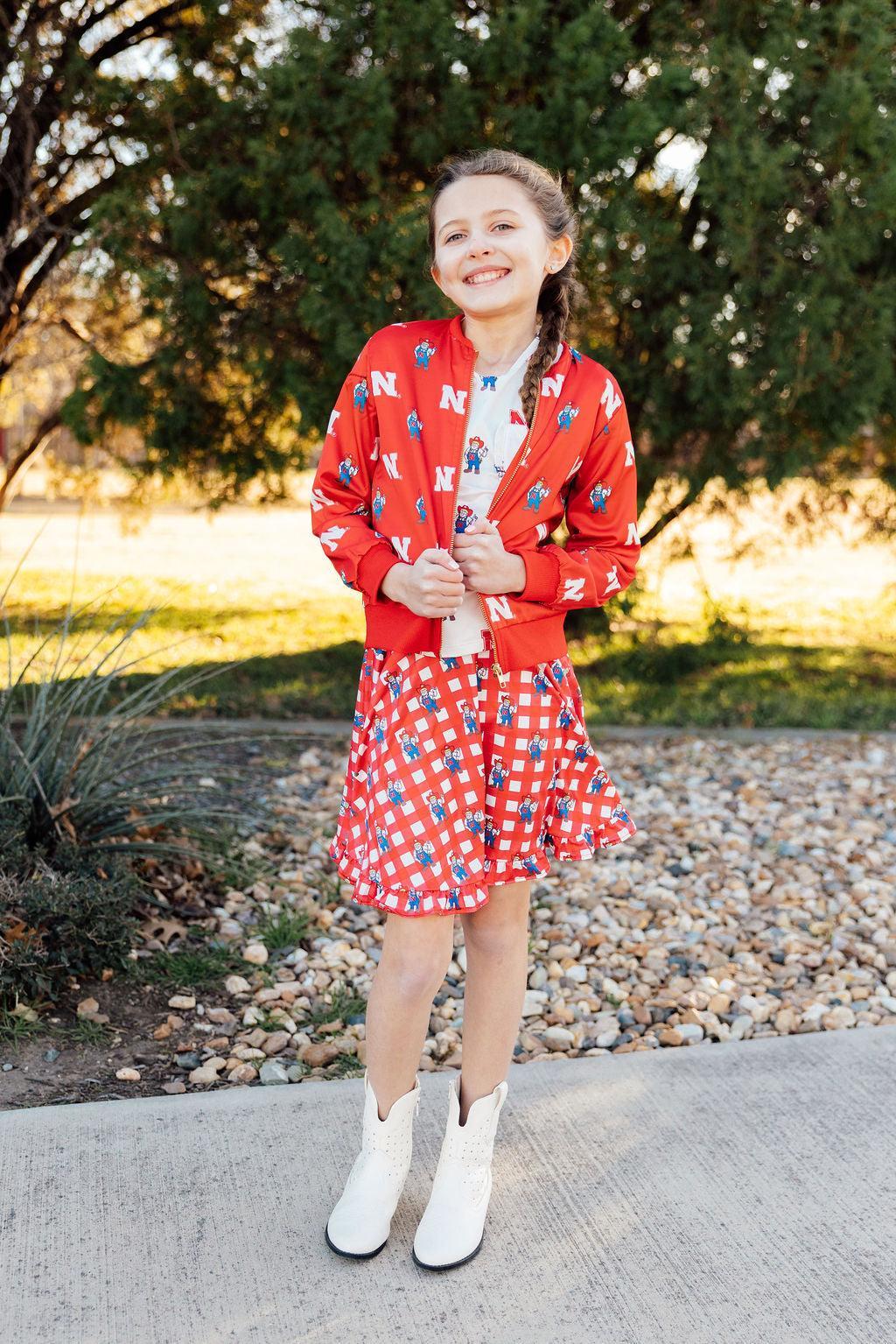 Nebraska Red Herbie Husker Satin Jacket