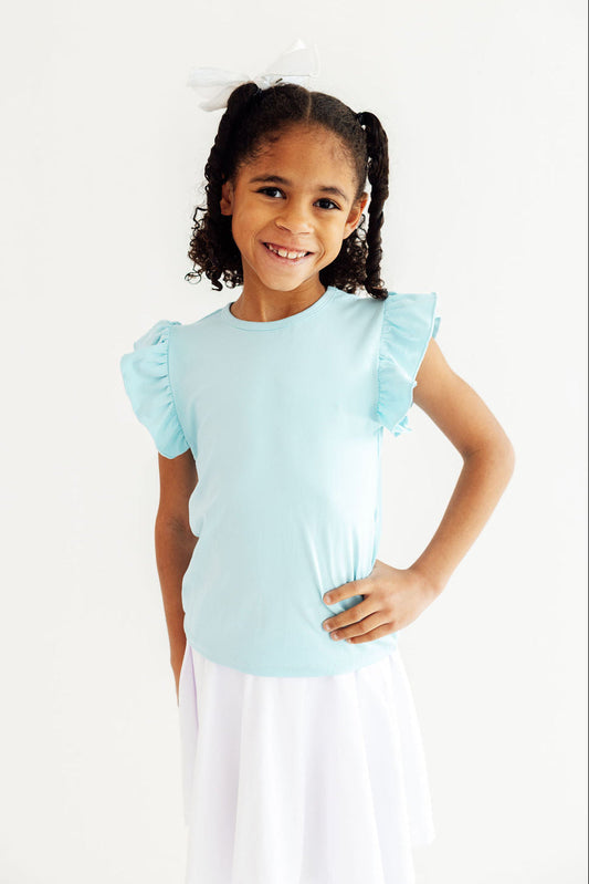 Bluebird S/S Ruffle Tee