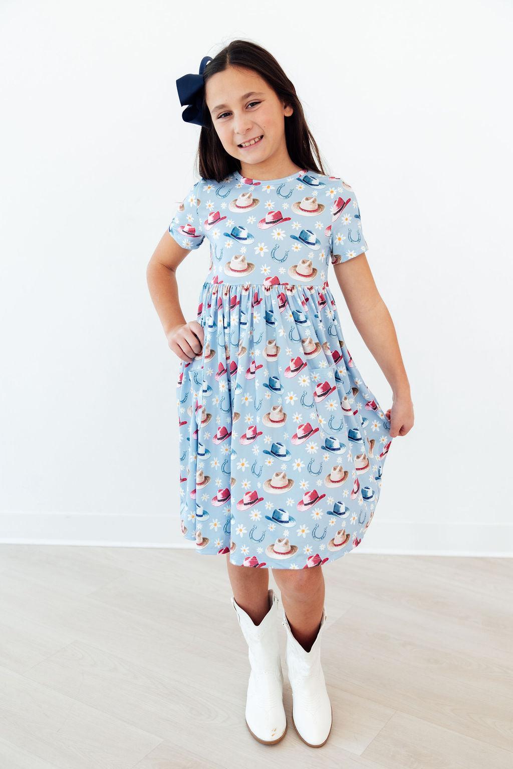 Tip Your Hat S/S Pocket Twirl Dress