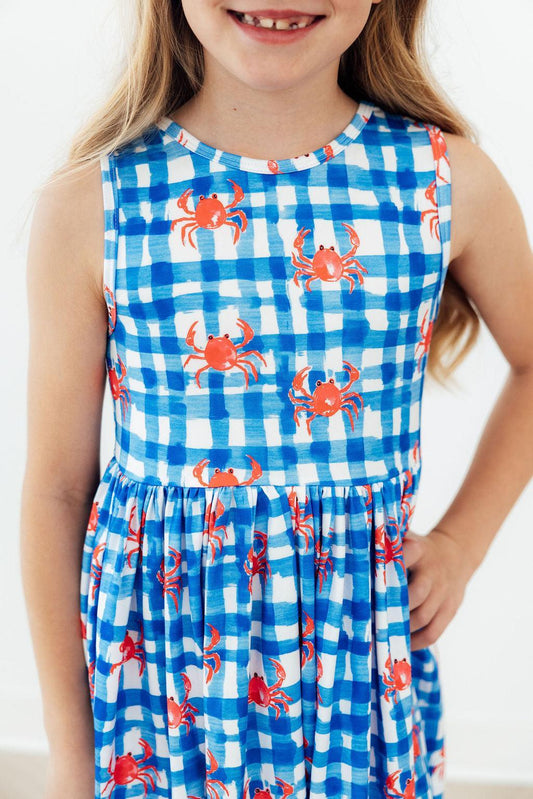 Crabby Cutie Tank Twirl Dress