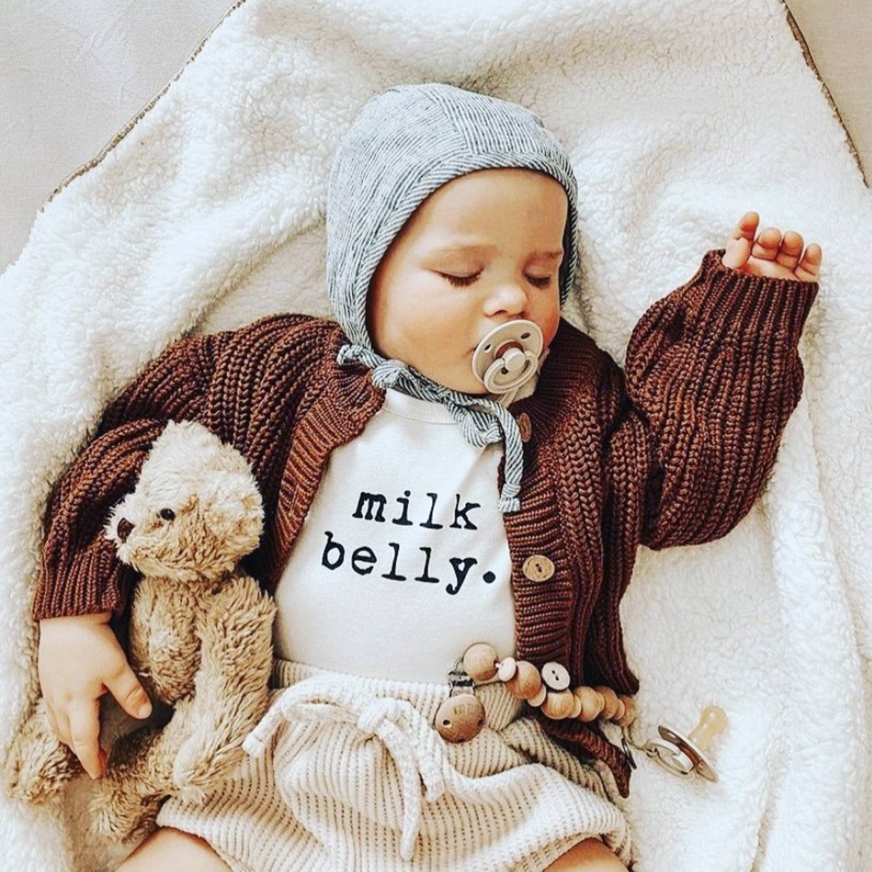 Milk Belly Organic Baby Bodysuit