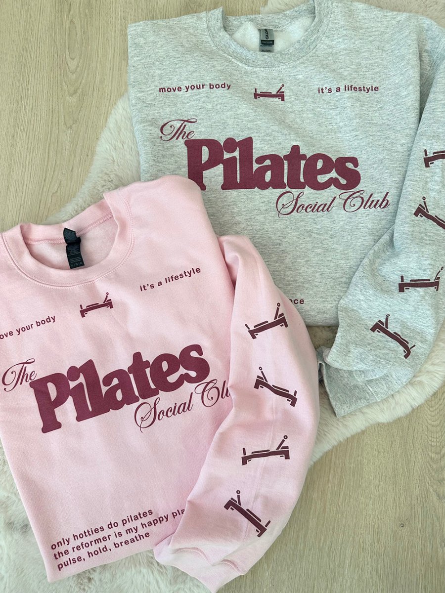 ‘Pilates Social Club' Crewneck Sweatshirt