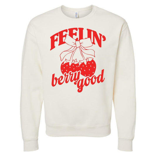 PUFF 'Berries & Bows' Crewneck Sweatshirt