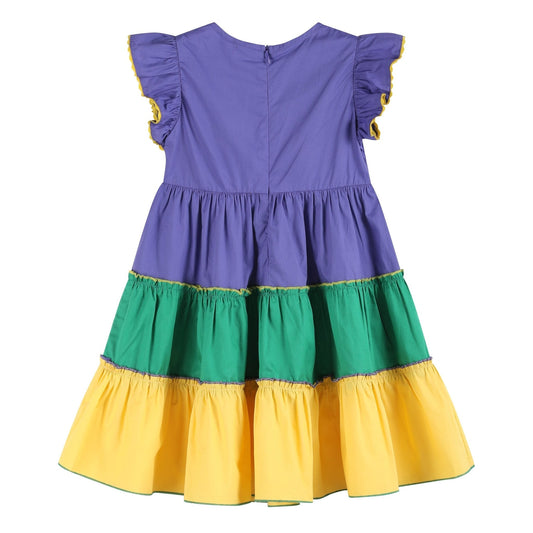 Purple, Green and Gold Mardi Gras Dress