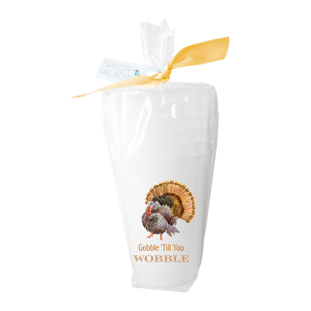 Gobble Turkey Frosted Cup