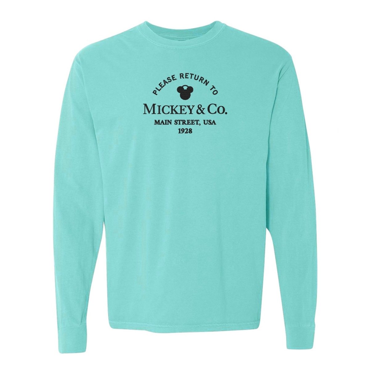 'Return To Mickey & Co.' Embroidered Long Sleeve T-Shirt