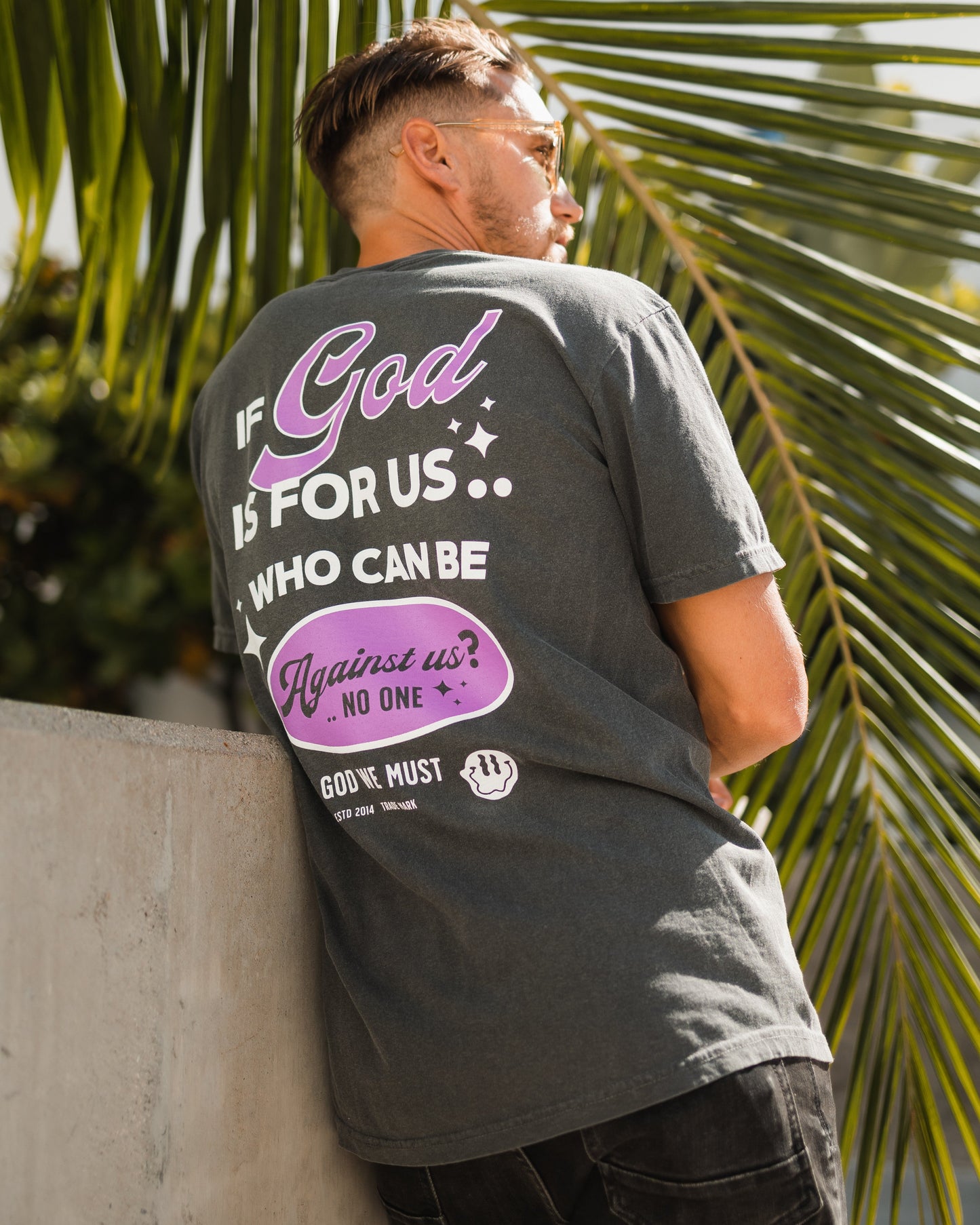 Romans Mineral Wash Premium Pepper Tee