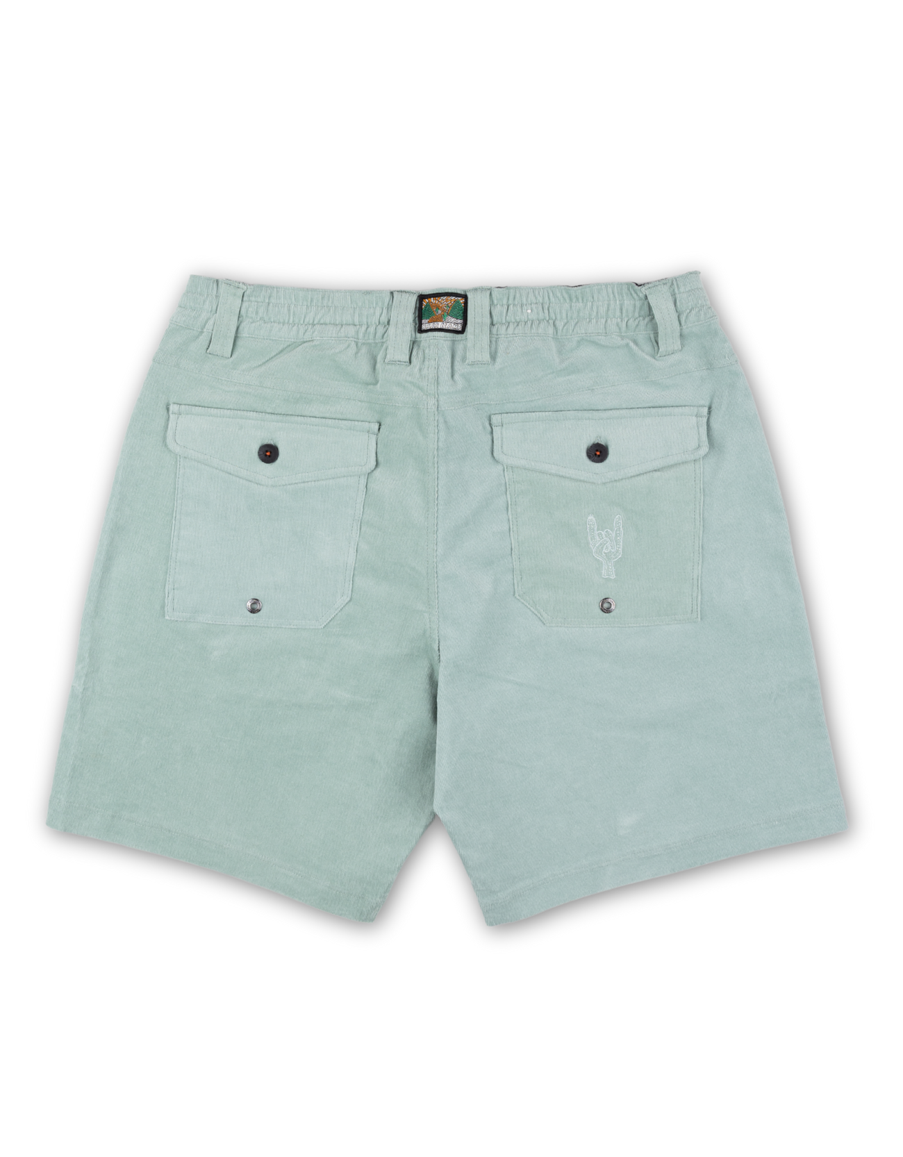 ARROYO 7" INSEAM STRETCH CORDUROY WALKSHORTS - MINT GREEN