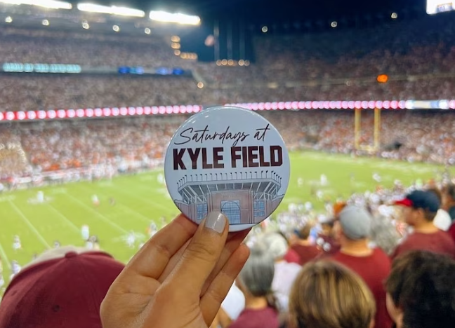 Saturdays at Kyle Field Game Day Button