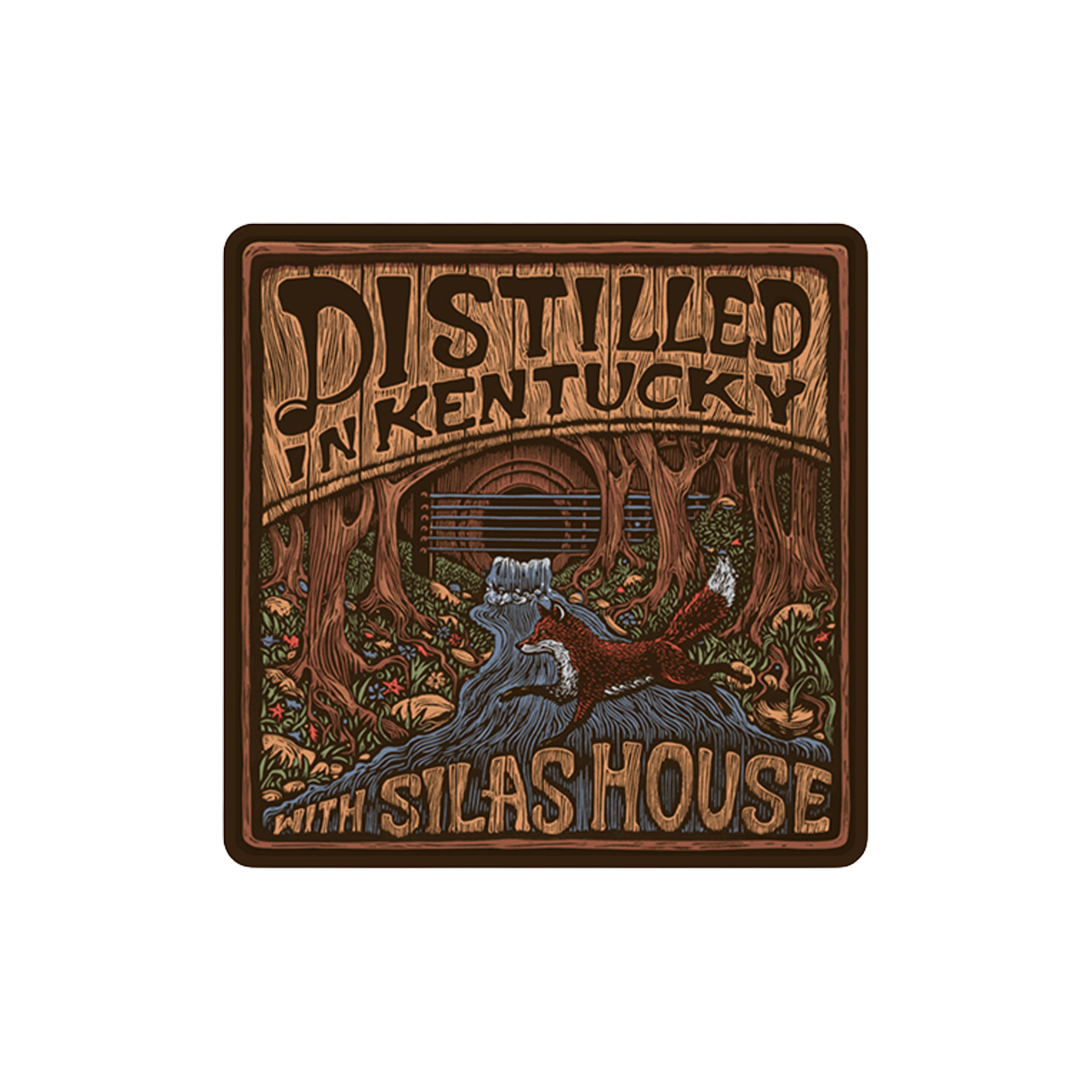 Distilled in Kentucky Sticker