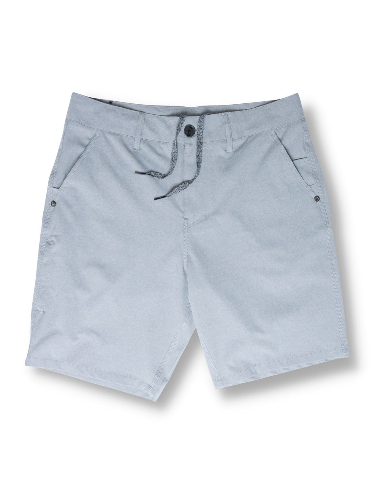 SUNDAY SPORTS 19" HYBRID SPORT SHORTS - CEMENT