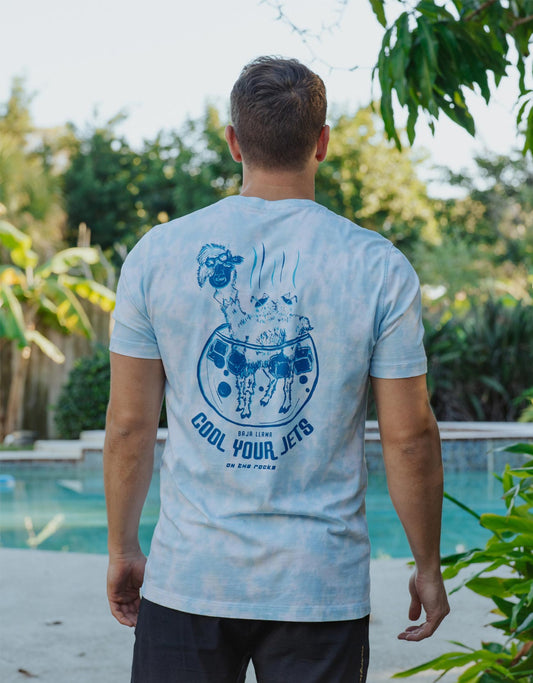 COOL YOUR JETS - PRIMO GRAPHIC TIE DYE TEE