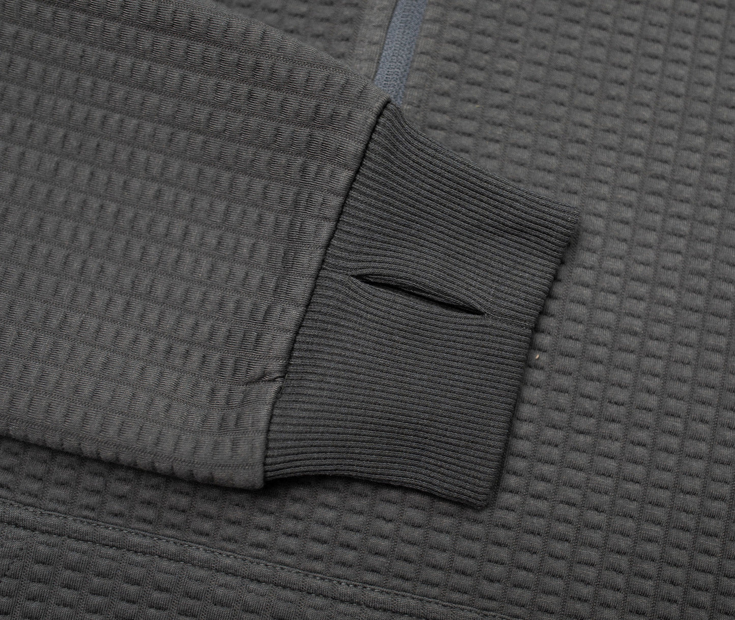Men's Waffle Tech Hoodie (Carbon)