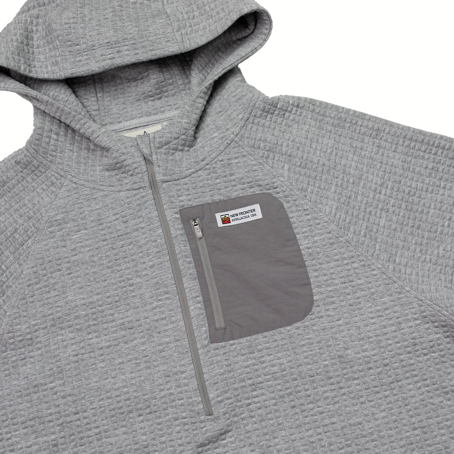 Men's Waffle Tech Hoodie (Ash)