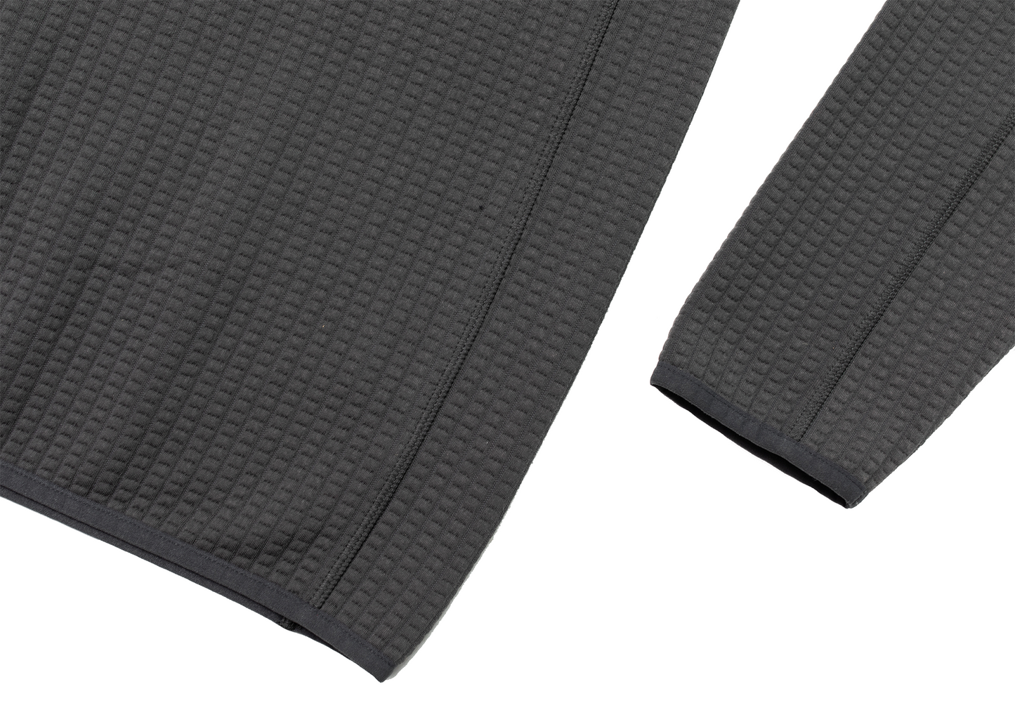 Men's Waffle 1/4 Zip Pullover (Carbon)