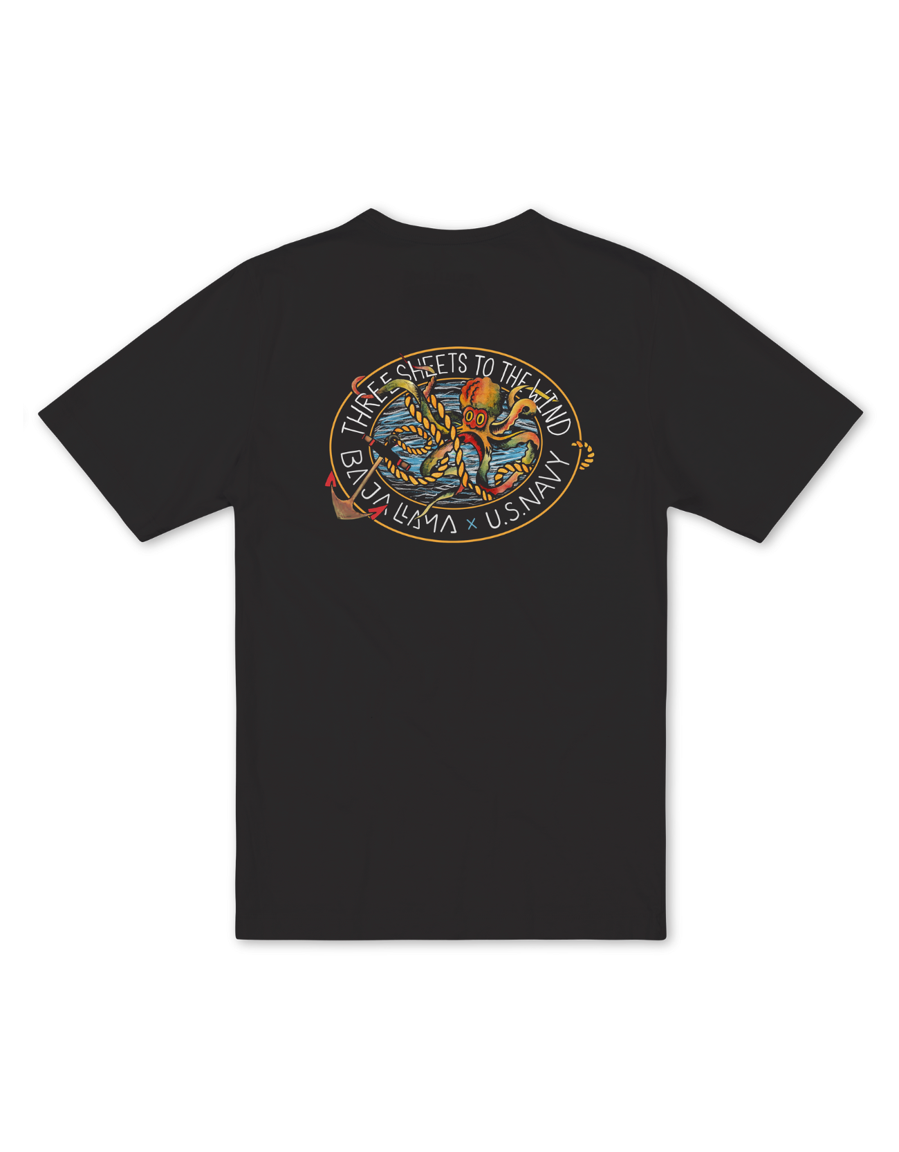 SAILOR STORIES OCTOPUS - BLACK PRIMO GRAPHIC TEE