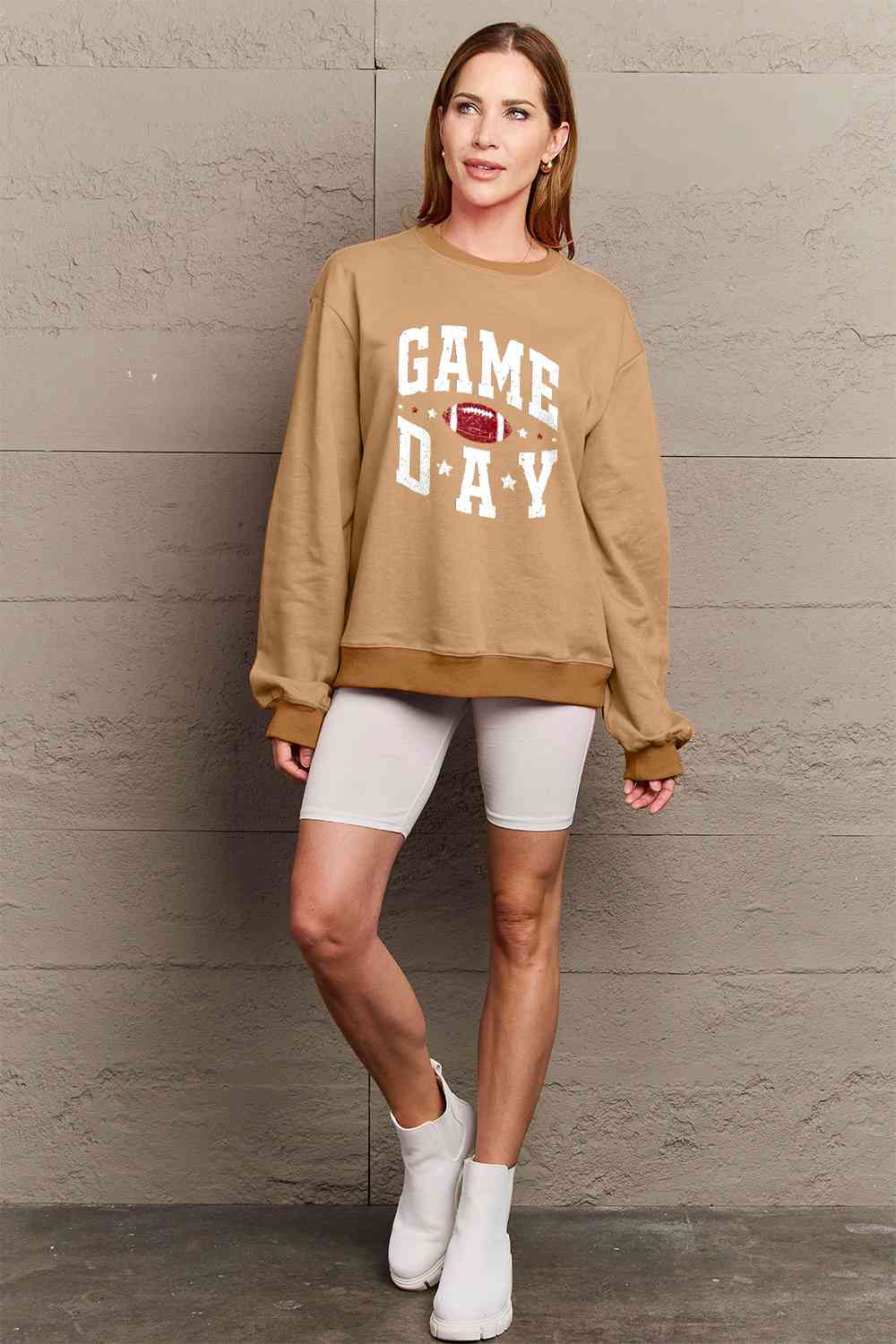 Simply Love Full Size GAME DAY Graphic Sweatshirt - 5 Colors!