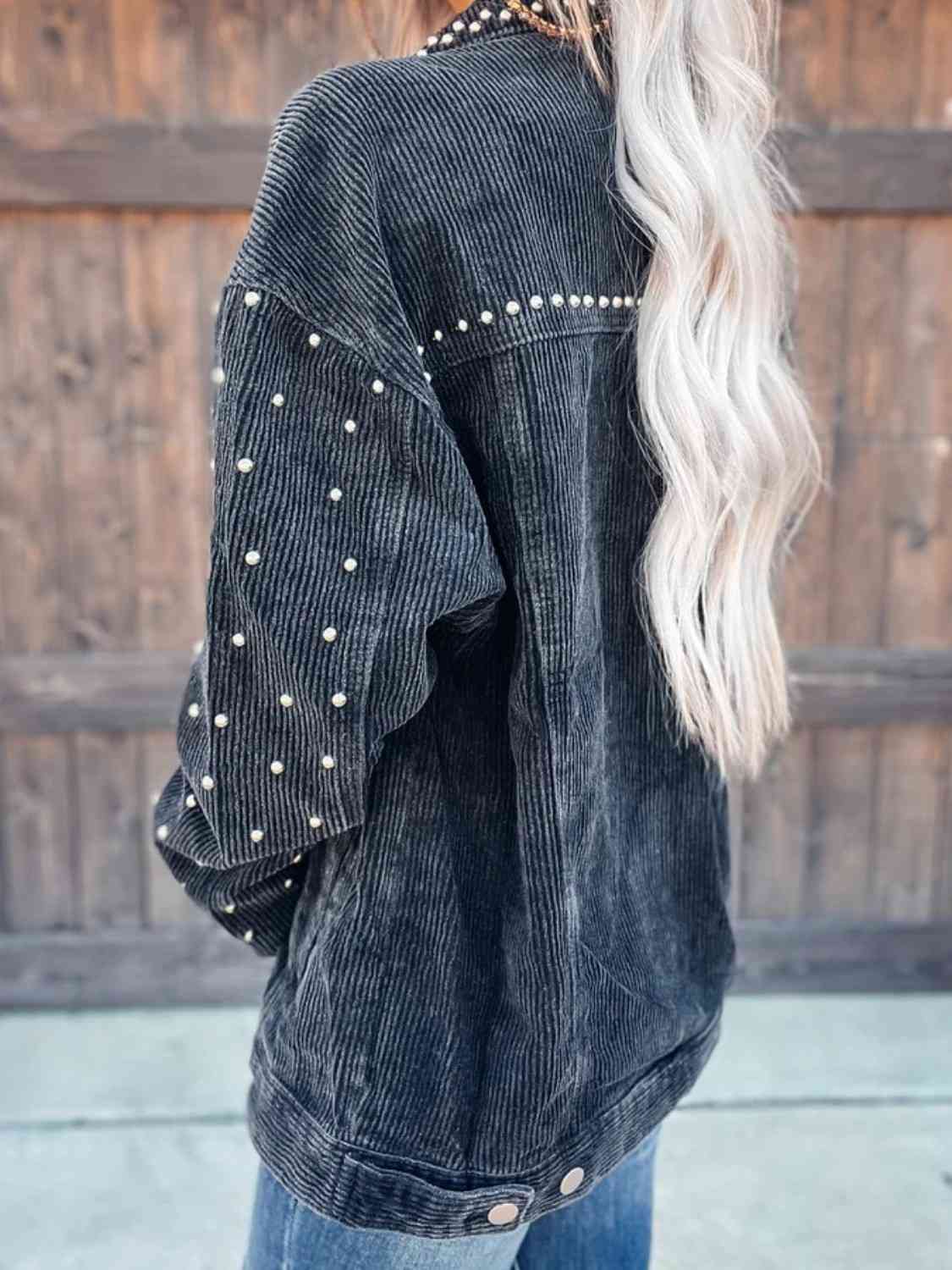 Studded Textured Jacket